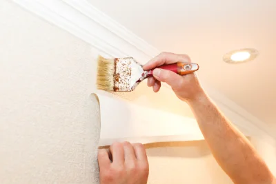 Pose de papier peint à Planzolles — revêtements muraux et toiles de verre